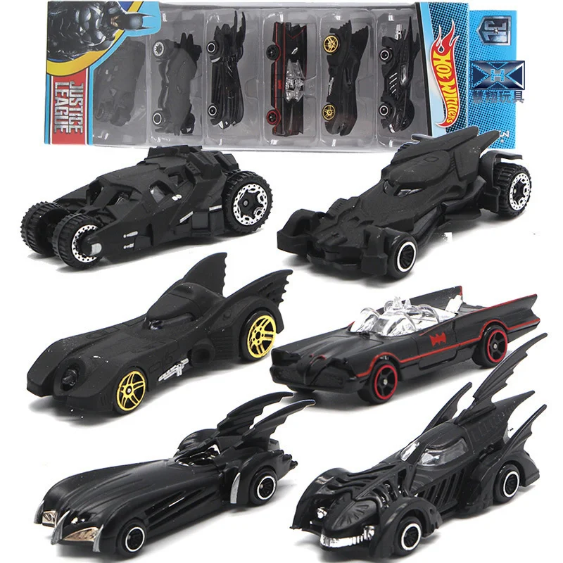 

Pcs 6 Bat Set 1:64 Chariot Set Alloy Car Models Toy American Movie 6th Generation Bat Chariot Metal Car Suit For Children Gifts