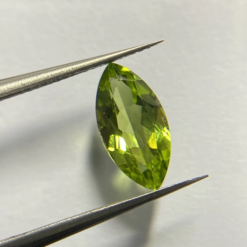 Натуральный маркиз Обрезной 6x12mm зеленый цвет 1 7 карат 100% оригинал Китай