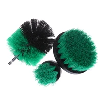 1pcs green drill power scrub floor clean brush for furniture bathroom removing stain