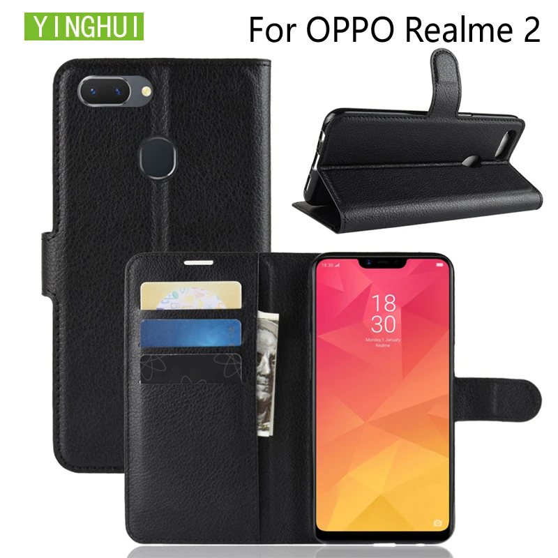 

Чехол YINGHUI, Роскошный чехол для OPPO Realme 2, защитный флип-чехол для телефона, задняя крышка с отделением для OPPO Realme 2, кожаный чехол для OPPO Realme 2, з...