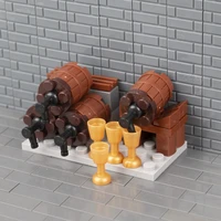small building block city figures cellar winery scene creative compatible assembly children toys