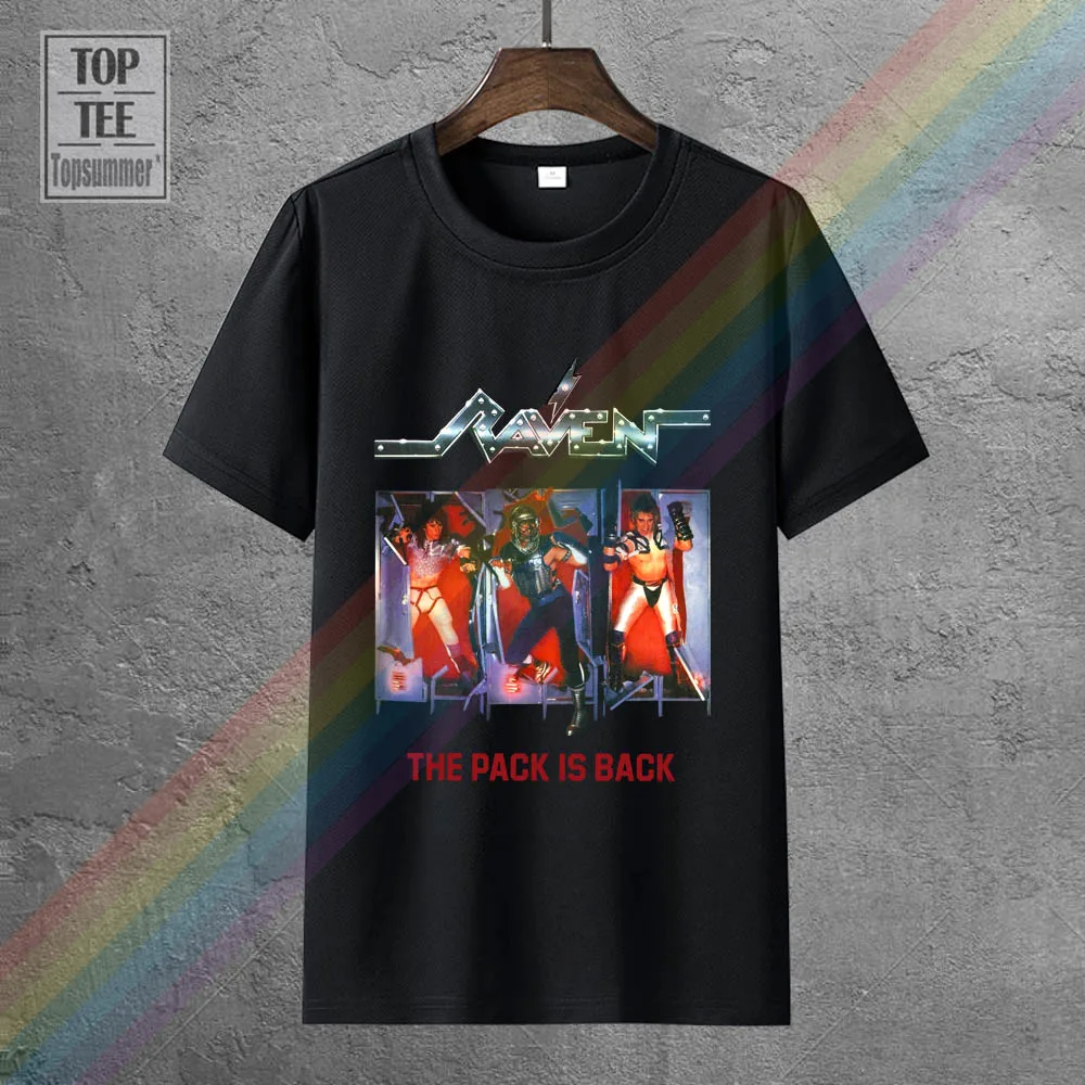

Raven The Pack Is Back Heavy Metal Band Tokyo Blade Exciter New Black T Shirt
