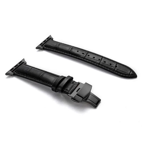 9 Кожаный ремешок для apple watch 4 5 44 мм 40 мм iwatch 42 мм 38 мм apple watch 4 3 2 1 Аксессуары Бабочка Пряжка браслет - Цвет ремешка: 9