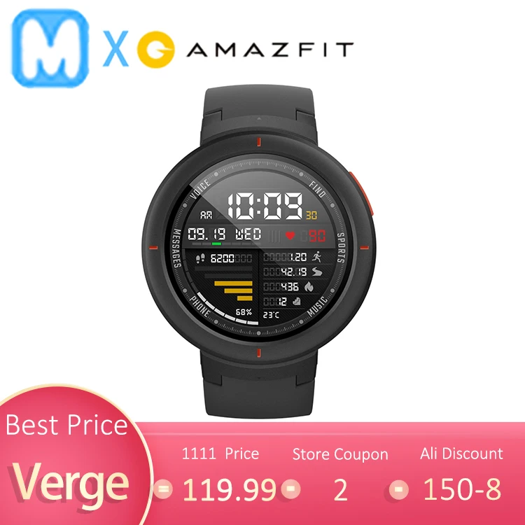 [Английская версия] Amazfit грани Смарт-часы 3 Спортивные подключаемые к телефону часы вызова gps Smartwatch IP68 5 дней работы от аккумулятора Телефонный звонок S