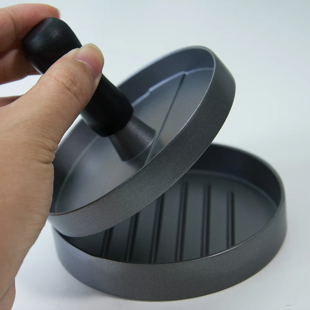 XYj круглая форма пресс для гамбургеров алюминиевый сплав и АБС гамбургер мясо