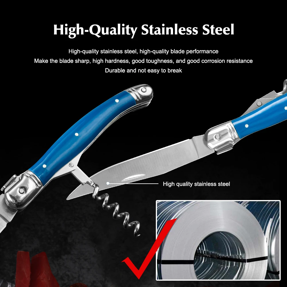 Складной нож для выживания на природе карманный из нержавеющей стали фруктов