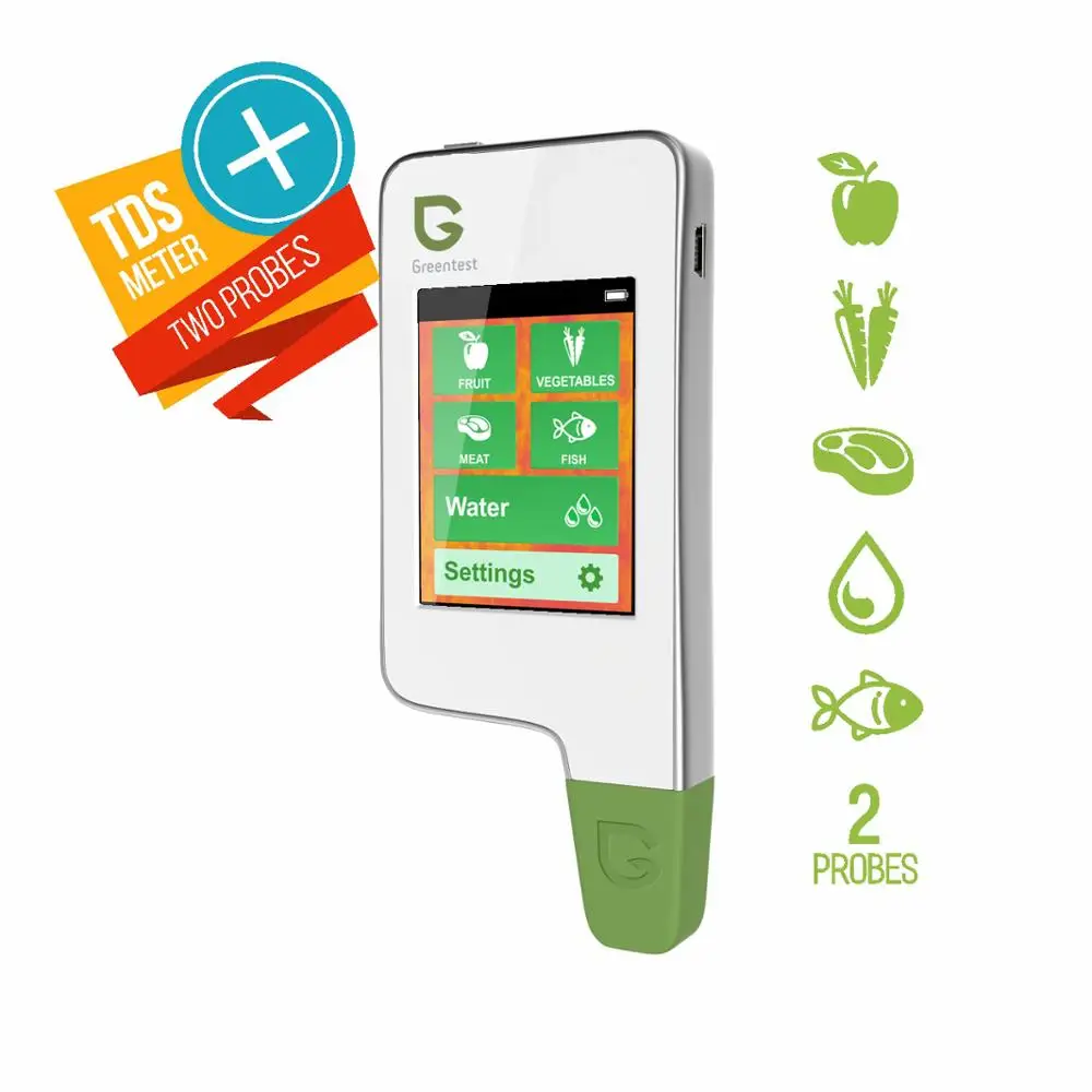 Greentest 3F нитрат тестер измеряет нитраты в овощах фруктах ягодах рыбе и мясе а так