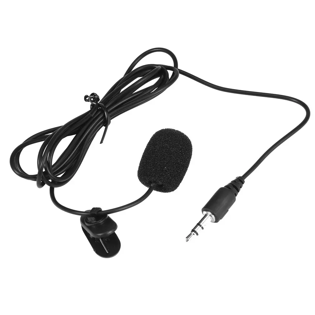 

MINI Professionals Car Audio Microphone 3.5mm Jack Plug Mic Mini Wired External Microphone for PC Auto Car DVD Radio NEW