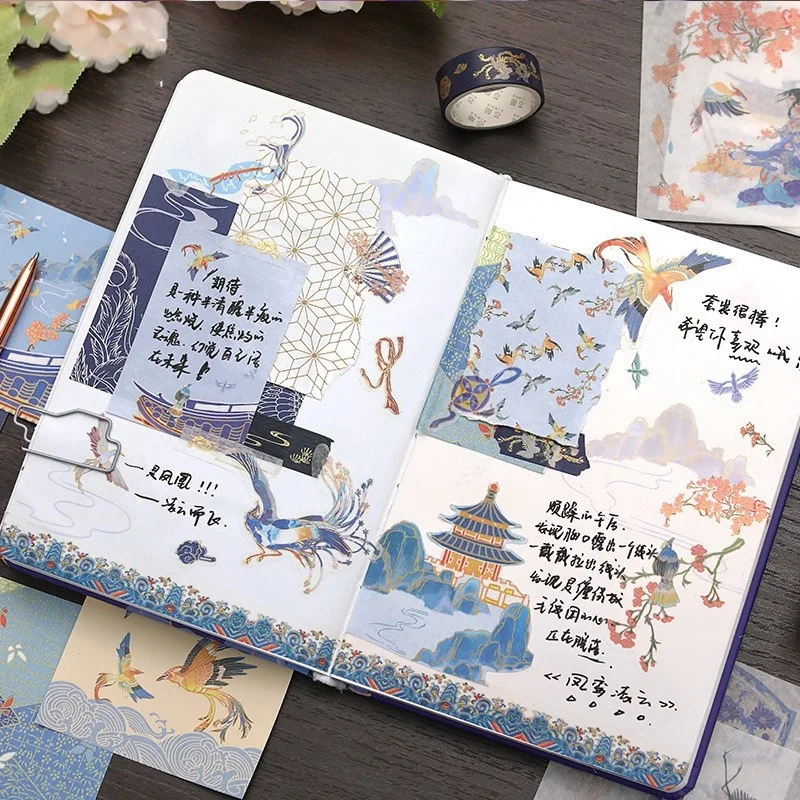 

Chinese Style Hardcover Notebook and Journals A5 Diary Travel Note Pad Books for School Student Birthday Gift