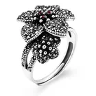 Кольца Milangirl в стиле ретро для женщин, роскошные великолепные кольца из сплава с цветочным принтом и растениями, модные ювелирные украшения для свадьбы и вечеринок