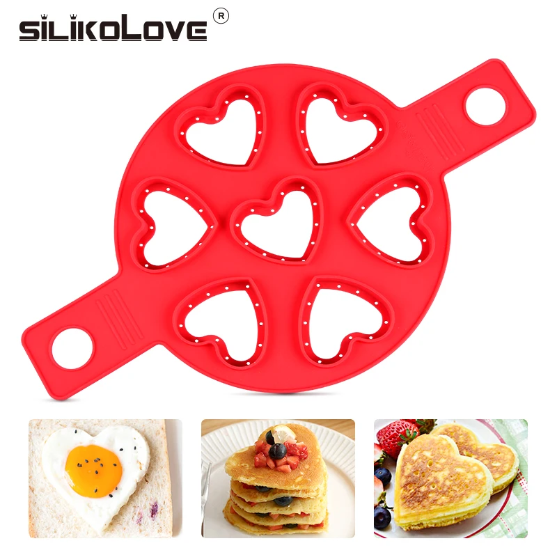 SILIKOLOVE антипригарная блинница чайник яйцо Плита силиконовые формы для блинов
