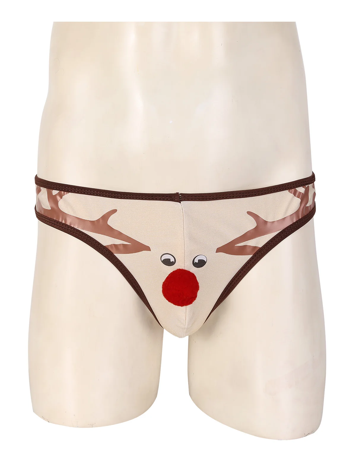 Сексуальное нижнее белье сексуальные мужские трусы с рождественским оленем