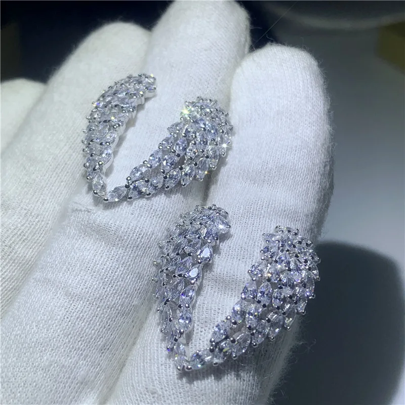 Элегантная искусственная Серебряная бриллиант Bling Циркон с изменяемым размером |