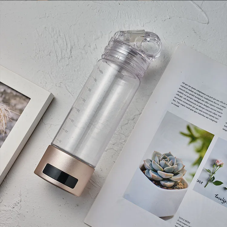 Светодиодный водородный генератор spe/pem чашка с фильтром для воды устройство