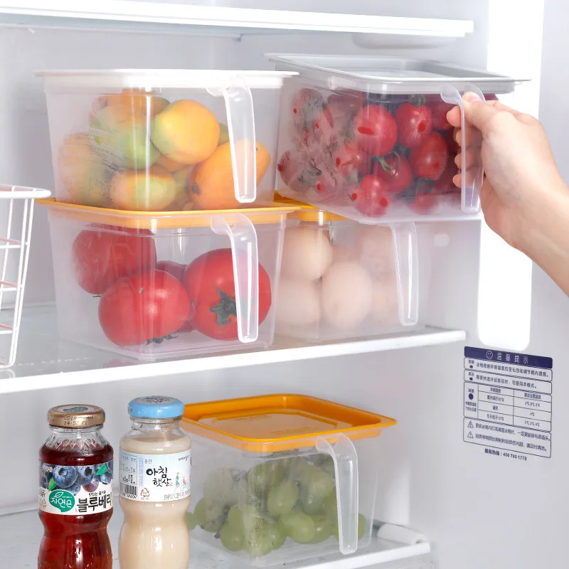 

Многофункциональный прозрачный ящик для холодильника, коробка для сохранения свежести яиц, еды, замораживания и герметизации, коробка для ...