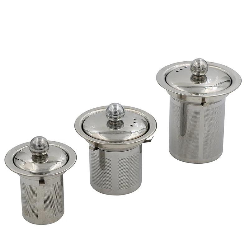 

Drinkware Kitchen Accessories 3 Sizes Reusable Stainless Steel Mesh Tea Infuser Tea Strainer Teapot Tea Leaf Spice Filter
