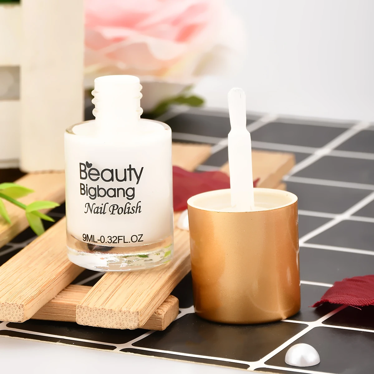 BeautyBigBang 6 бутылок стемпинг ногтей покрытие набор Печать лак для пластина для стемпинга для нейл-арта аксессуары набор для полировки