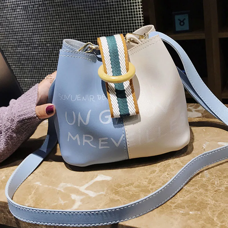 Женская сумка мешок из искусственной кожи модные вместительные сумки через