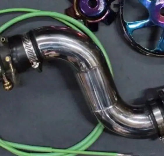 manifold Bigg bore для GY6, 125,150, цилиндр, 170cc, а12, головка, вариатор, cdi, бендиксб колокол, глушитель, тюнинг - Цвет: manifold