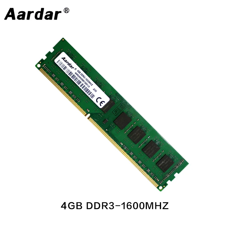 Aardar Ram DDR3 2 ГБ 4 8 1600 МГц ОЗУ 1333 для настольного компьютера | Компьютеры и офис