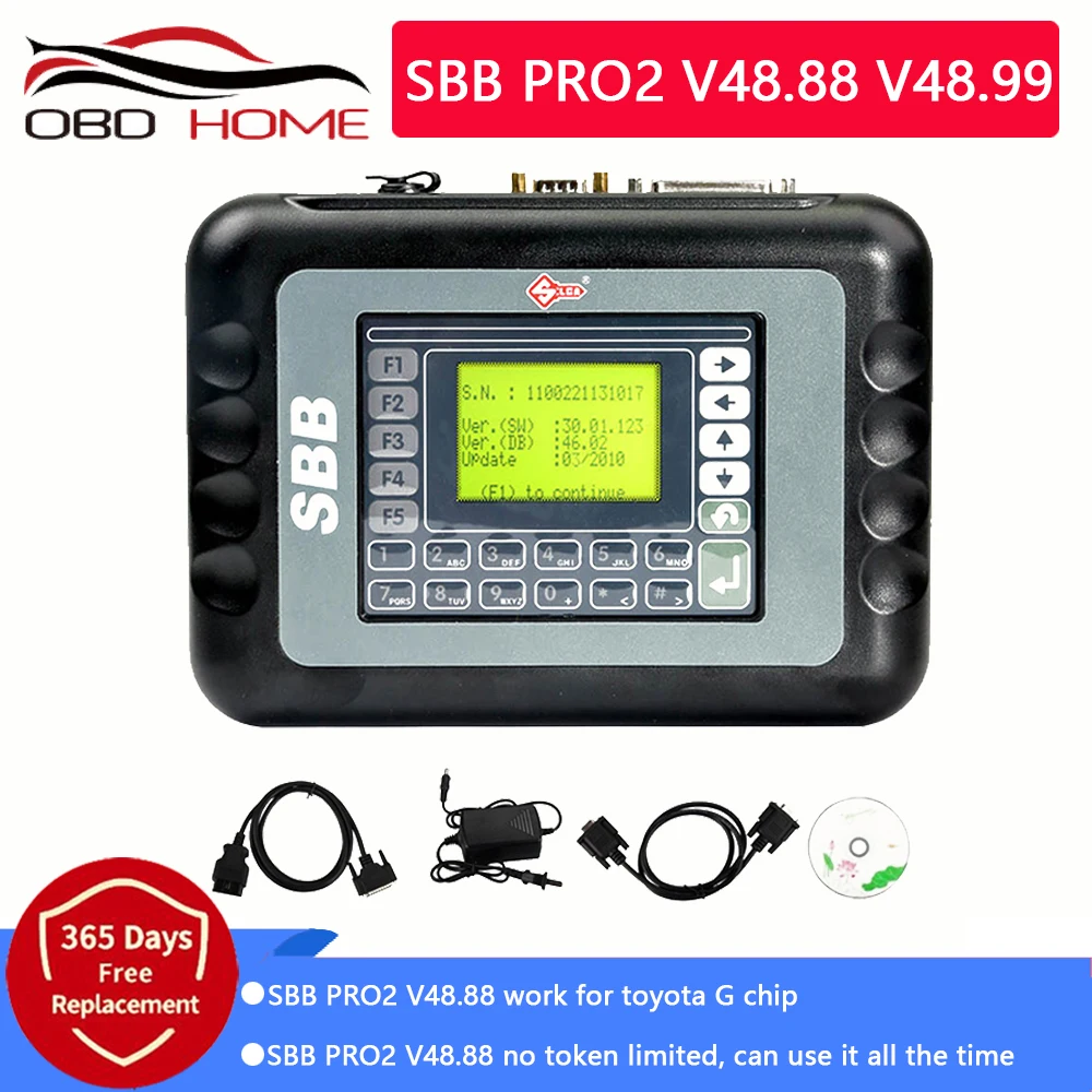 SBB PRO2 V48.88 V48.99 V33.02 V46.02+ Latest Version OBD2 Key Programmer on Immobilizer Systems Multi-language for opel/toyota | Автомобили