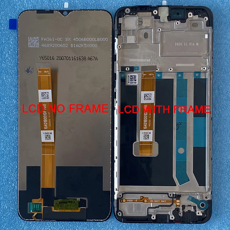 ЖК экран 6 52 дюйма и сенсорная панель с дигитайзером рамкой для Oppo A15S | Экраны для мобильных телефонов -1005001909177157