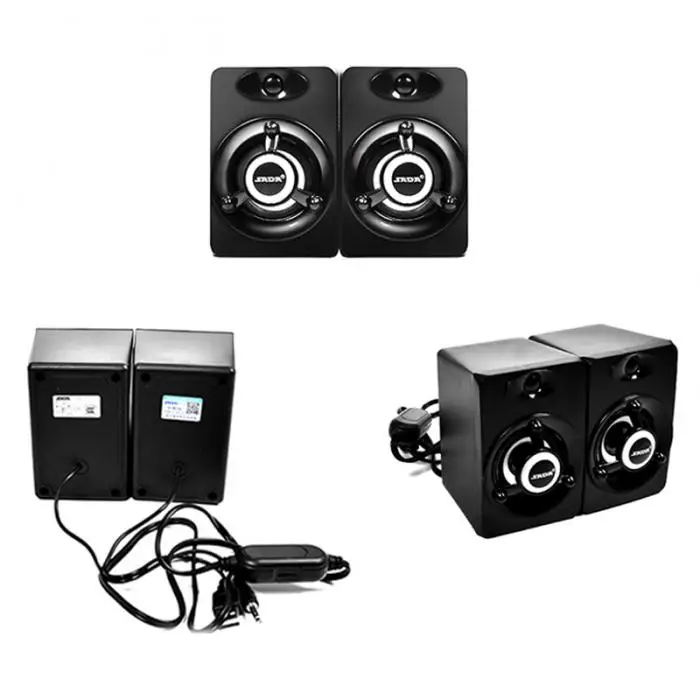 Высокое качество семь цветов Atmoaphere огни Портативный USB стерео сабвуфер громкоговоритель звуковой ящик для psp компьютер телефон DVD ТВ