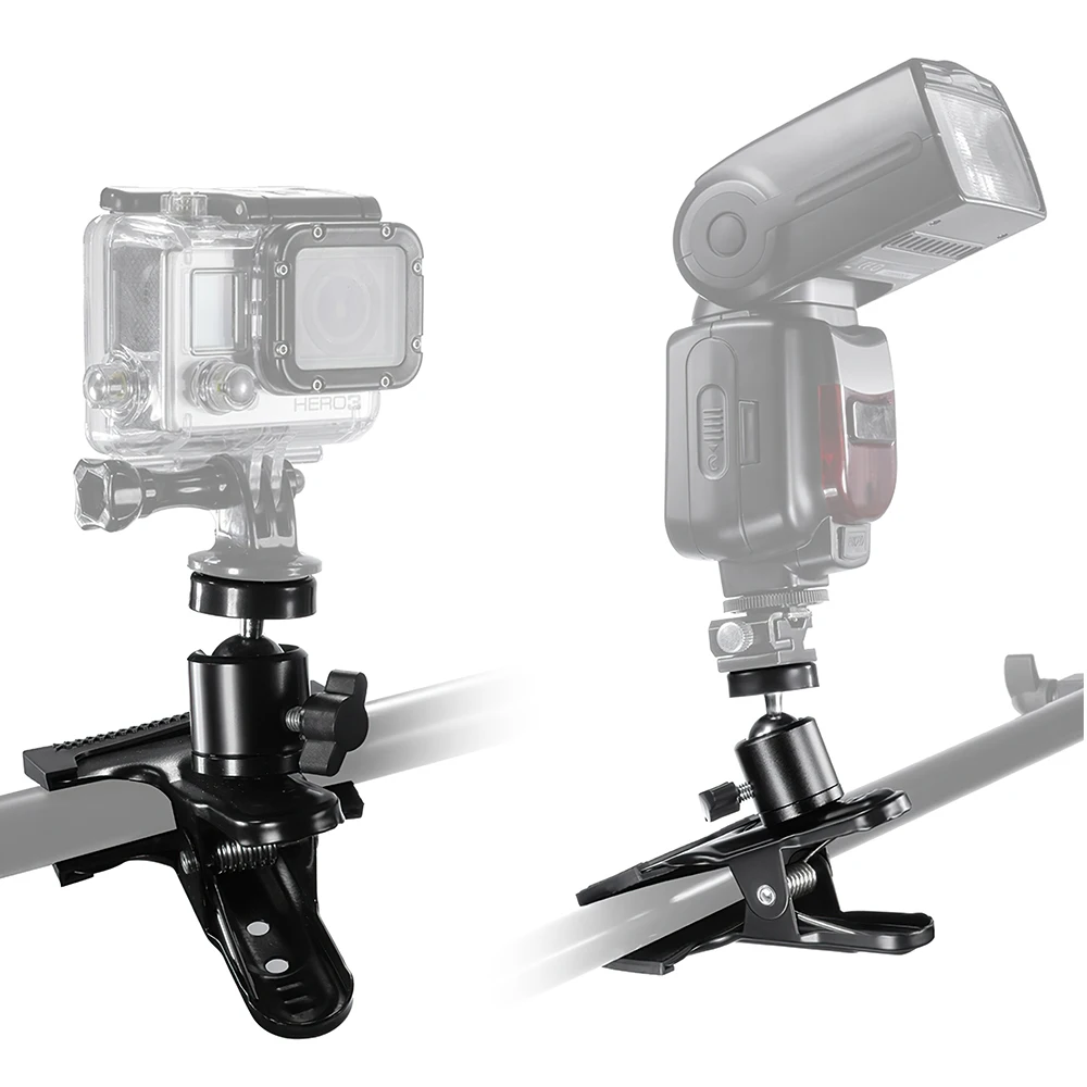 

SPASH Bicycle Clip Phone Desktop Fixed Base Spherical Gimbal Vigorously Clip For Action Camera Digital Camera SLR Camera Phone