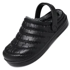 Зимняя мужская повседневная обувь для сада парные хлопковые теплые плюшевые домашние тапочки быстросохнущие шлепанцы для мужчин Лоферы унисекс