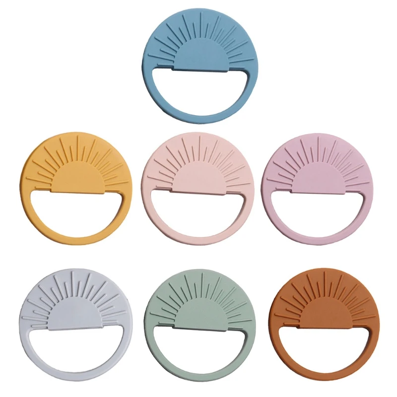 

1pc Silicone Toddler Molar Teether Pain Tool Kids Teething Baby Gift Natural Stop Sucking Thumb Toy