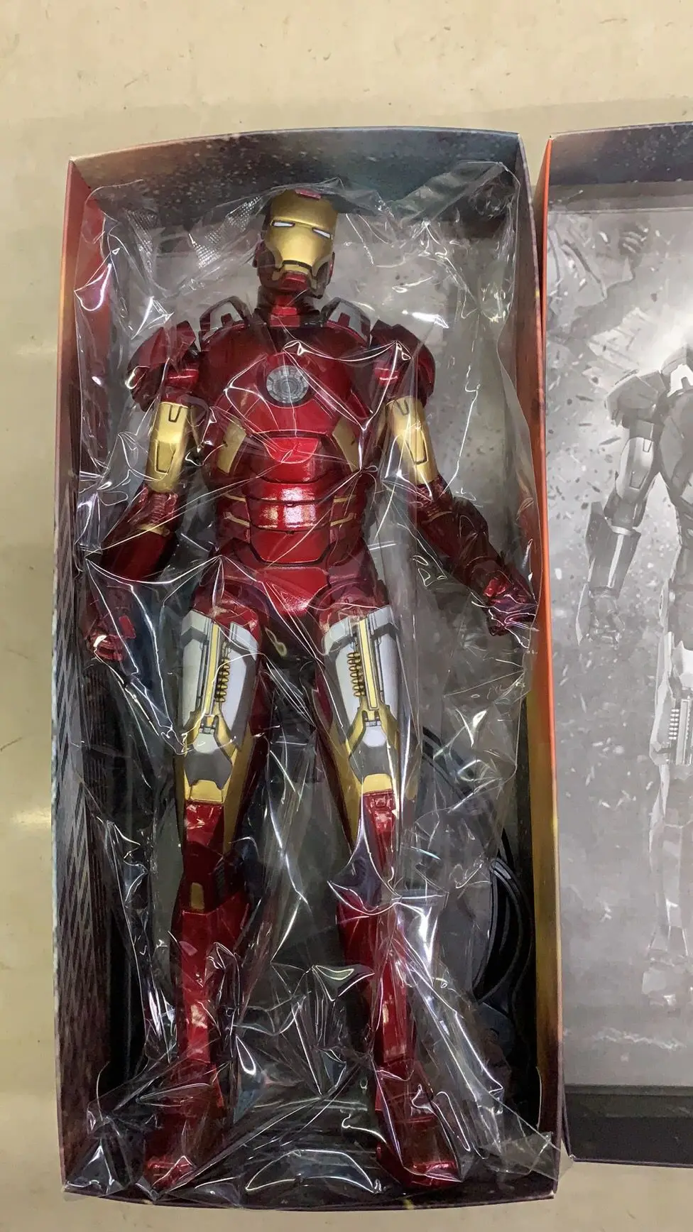 Marvel Мстители Железный человек MK 7 ПВХ фигурка модель игрушки 12 &quot30 см|Игровые