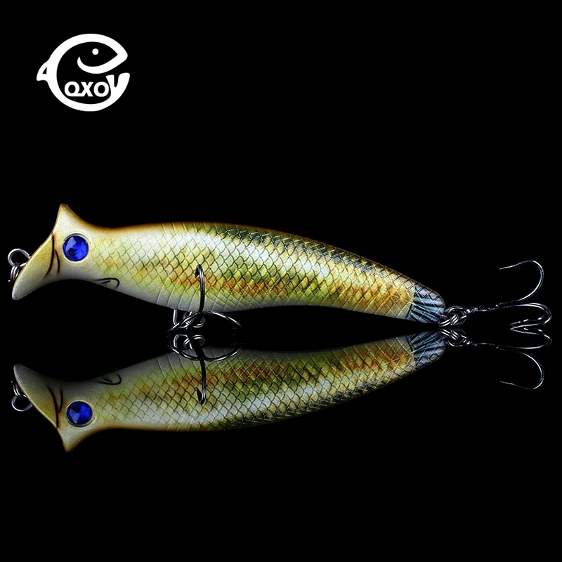 Qxo Popper Shad Приманка для речной рыбалки поверхностная приманка 12 см 20 г Whopper Plopper