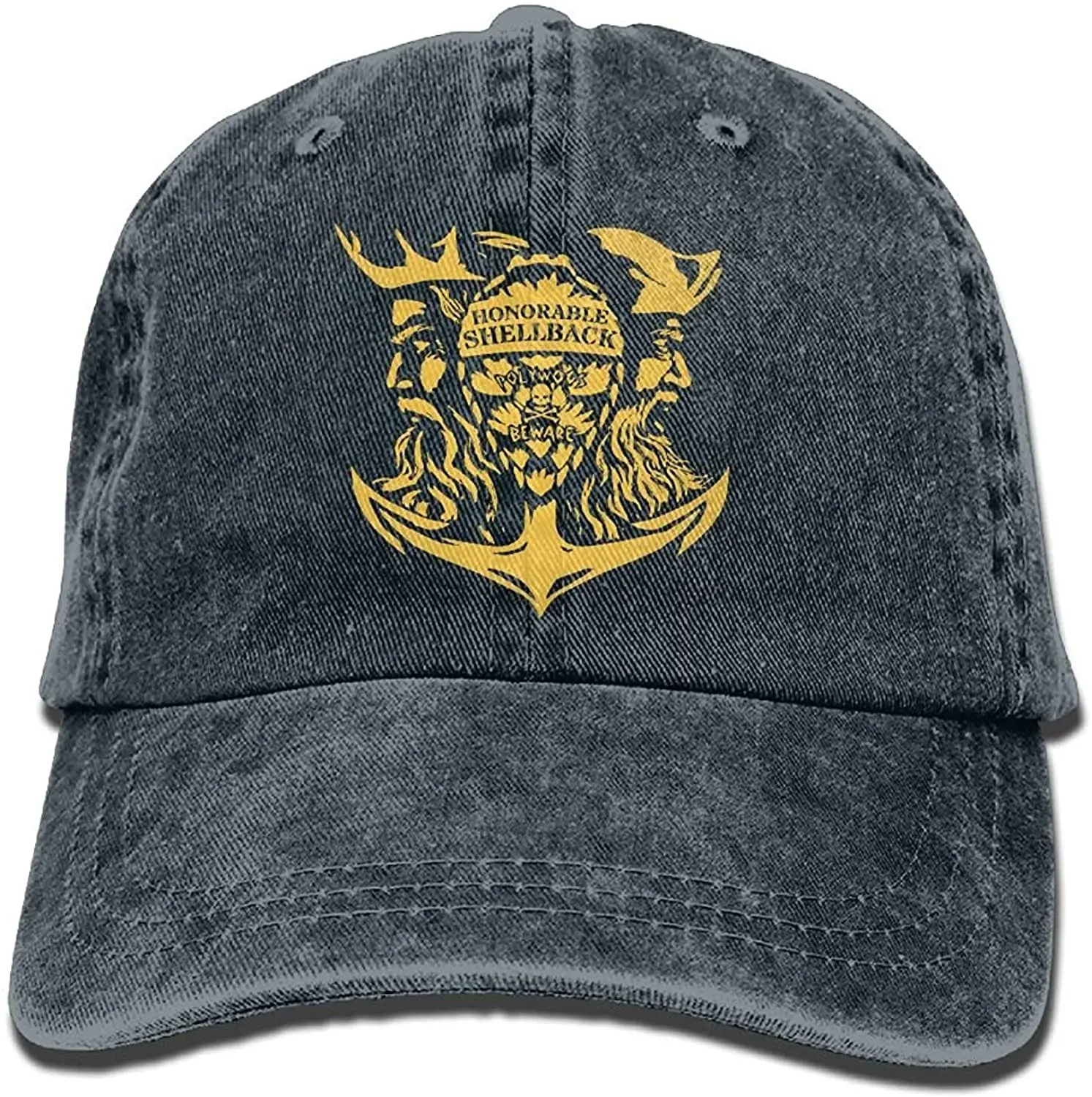 

Original Navy Honorable Shellback USN Veteran Unisex Adjustable Jeans Dad Caps