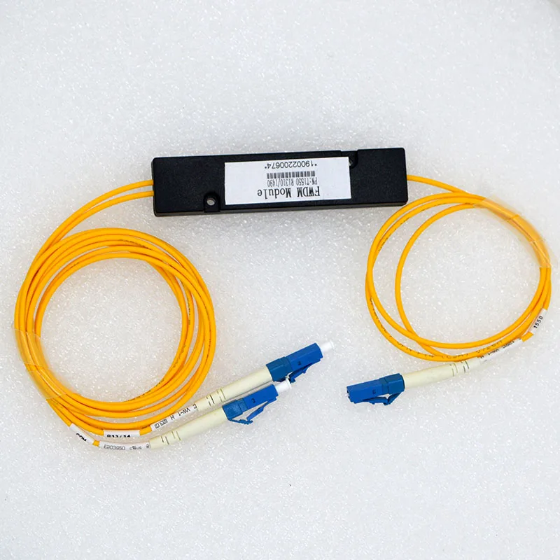New LC 1:2 Optical Fiber Multiplexer FWDM T1550 R1310/1490 nm LC PC Fiber Optical Demultiplexer Special Wholesale Free Shipping