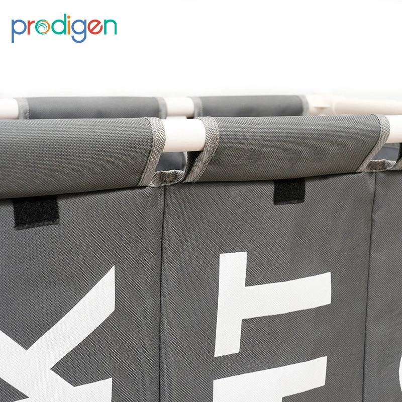 

Large Rolling Laundry Basket Organizer 3 Grid Large Laundry Hamper Bin Waterproof Laundry Bags For Box Dirty Storage Clothes