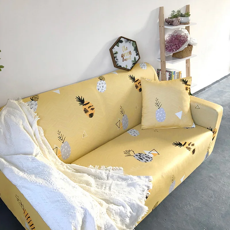 Эластичный чехол для дивана с принтом эластичный 1/2/3/4-местного домашний