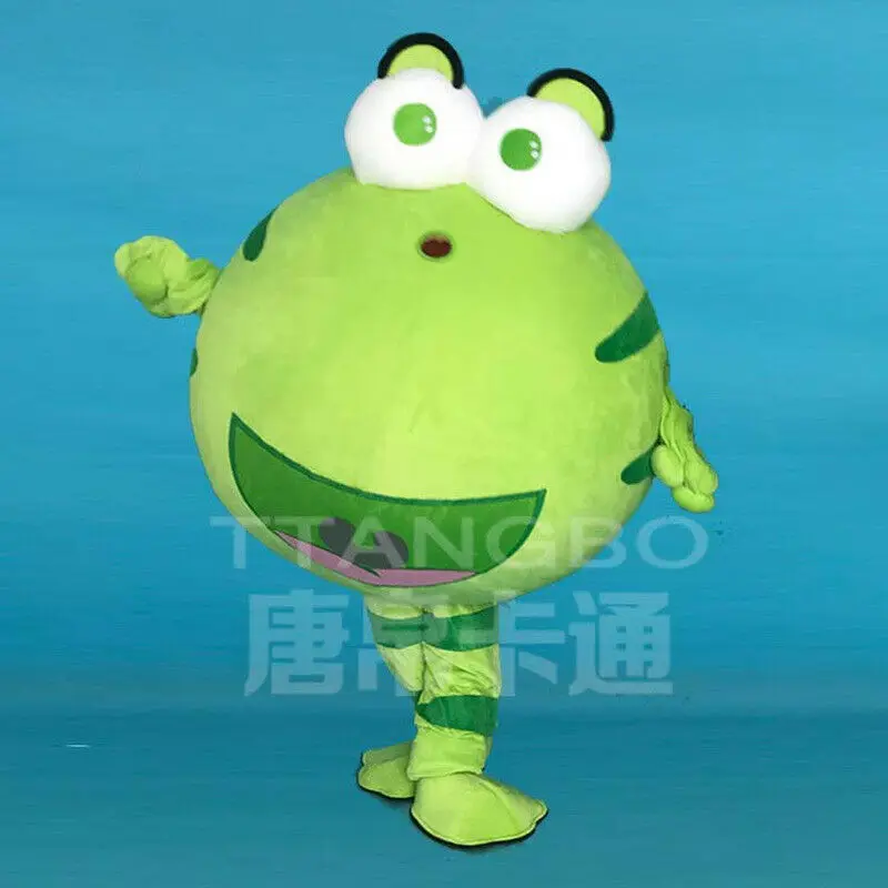 

Cartoon Frog Mascot Costume Halloween Cosplay Party Fursuit Fancy Dress Carnival Christmas Furry Suit Mascot