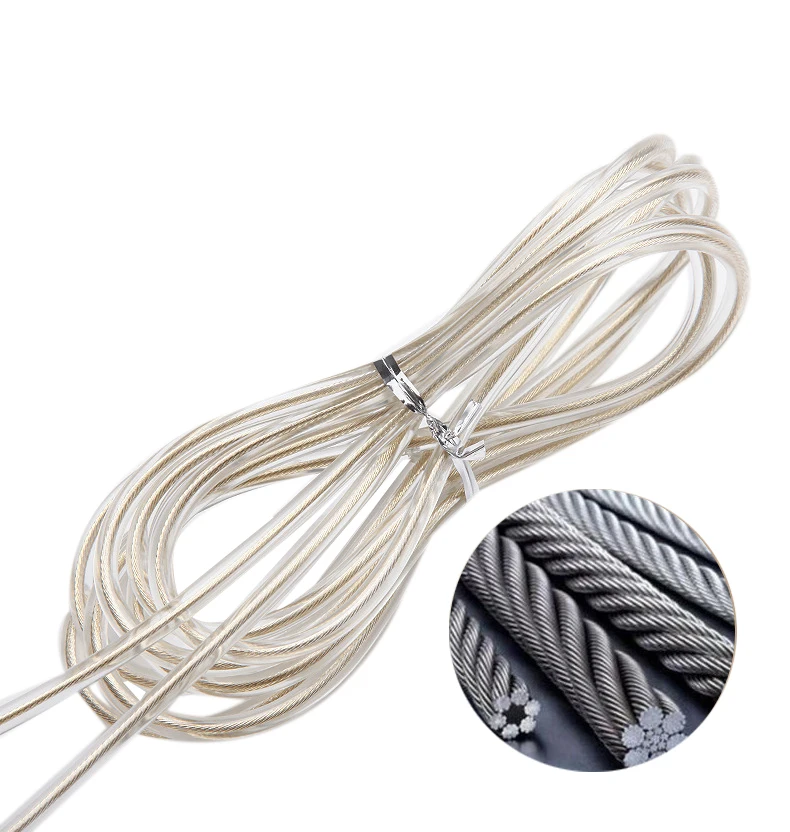

Lightweight Jump Rope Comfortable Foam Handles, Non-Tangle Skipping Rope Steel Cable for Exercise Fitness Working Out, Length Ad