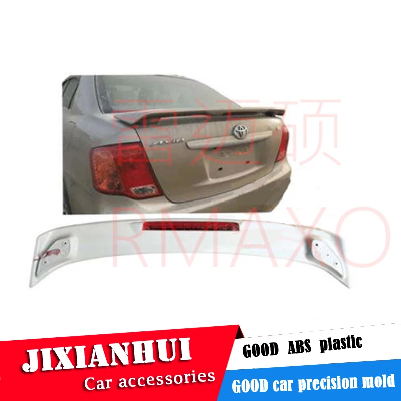 

Спойлер для Axio 1998-2001 Toyota Axio, спойлер из искусственного АБС-пластика, цветной задний спойлер для крыла автомобиля
