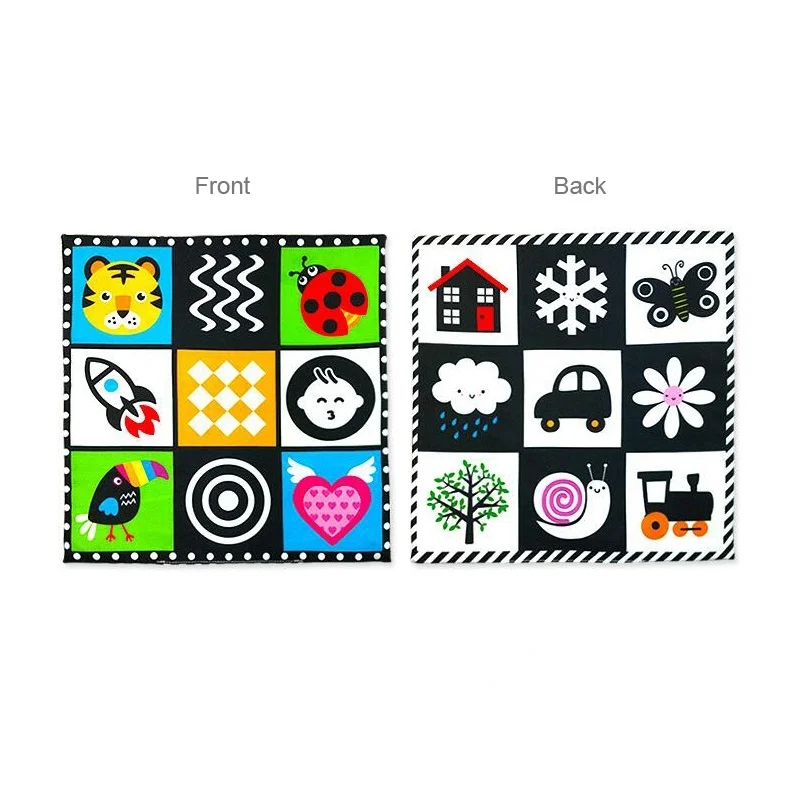 От 0 до 12 месяцев Детские игрушки для новорожденных мягкая ткань книга обучающая