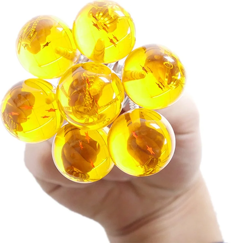 Из Аниме Goku Dragon Ball Z Супер брелок 3D 1-7 звезд Косплей кристалл шарик Коллекция