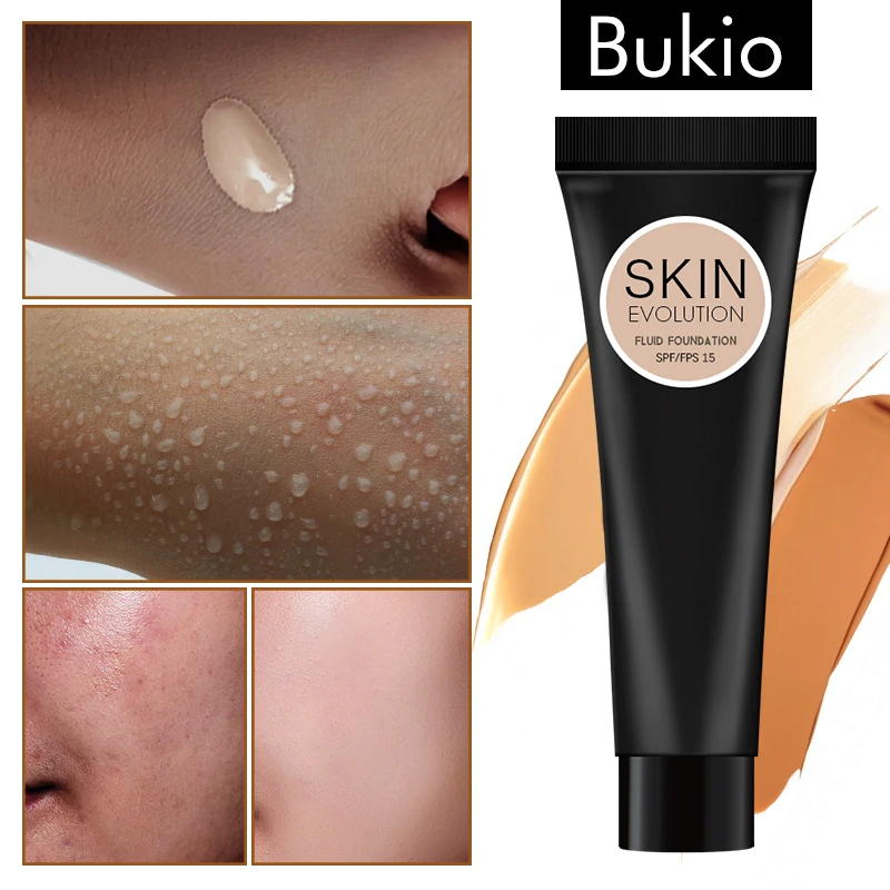 Bukio 2019 макияж основа для лица полное покрытие тату Темный глаз водонепроницаемый