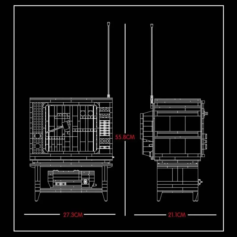 

MOULD KING 10013 Creative Toys The MK Entertainment System Model Building Blocks Bricks FC Games Playing Toys Kids Gifts 71374
