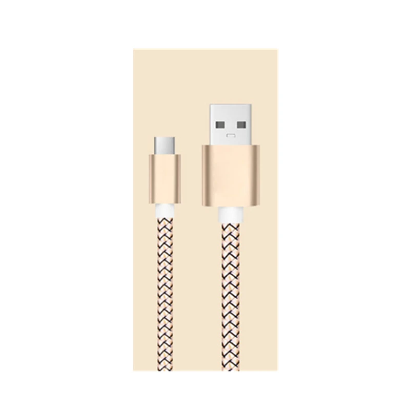 gold USB кабель для быстрой зарядки и синхронизации данных, зарядное устройство премиум класса, USB type-c линия для samsung Galaxy S9 A9+ NOTE 9 8 Bluboo S8 Plus S1 Maya Max - Тип штекера: gold