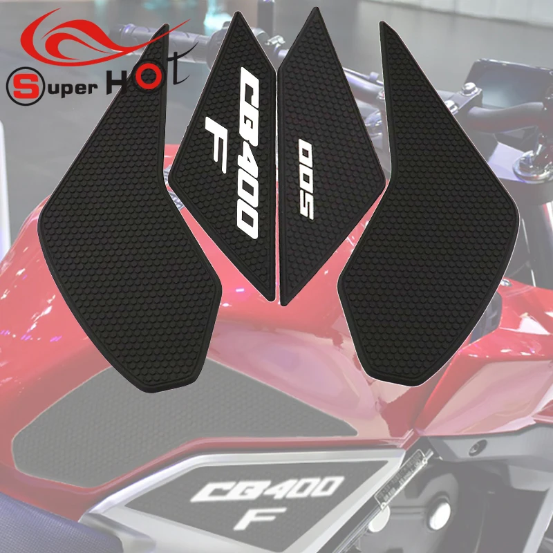 

For Honda CBR500R CB500F CB400F CBR 500R CB 500F 400F Accessories Tank Traction Pad Anti Slip Sticker Gas Knee Grip Protector