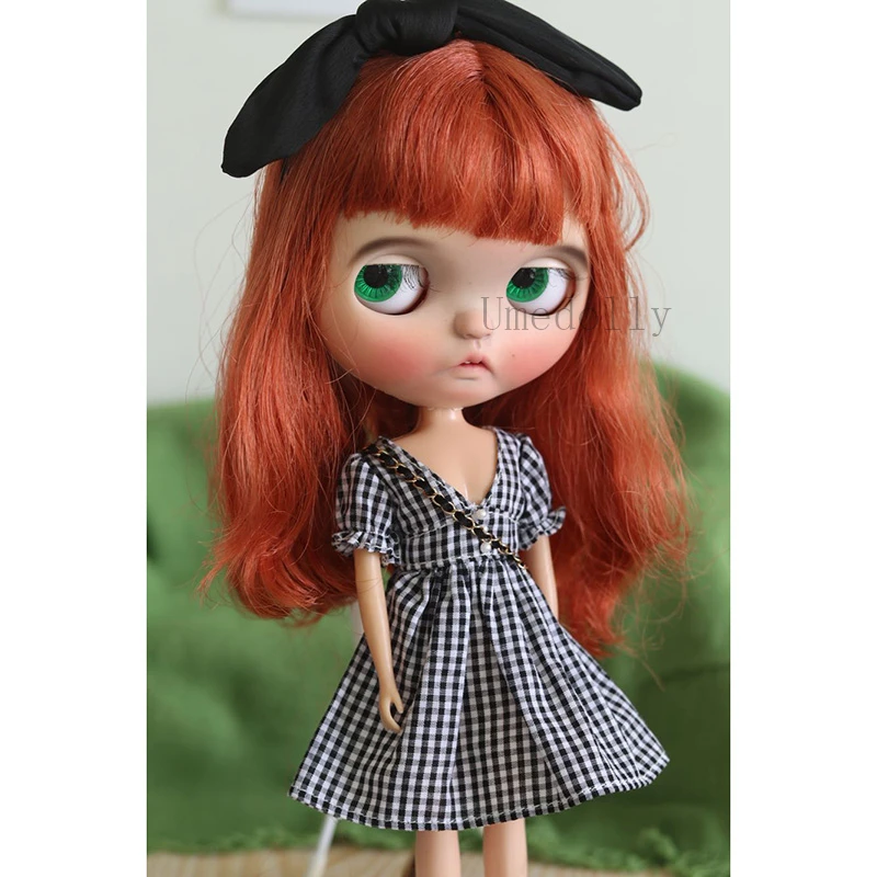 1 шт., элегантное платье ручной работы для Blyth, Одежда для куклы Holala, аксессуары