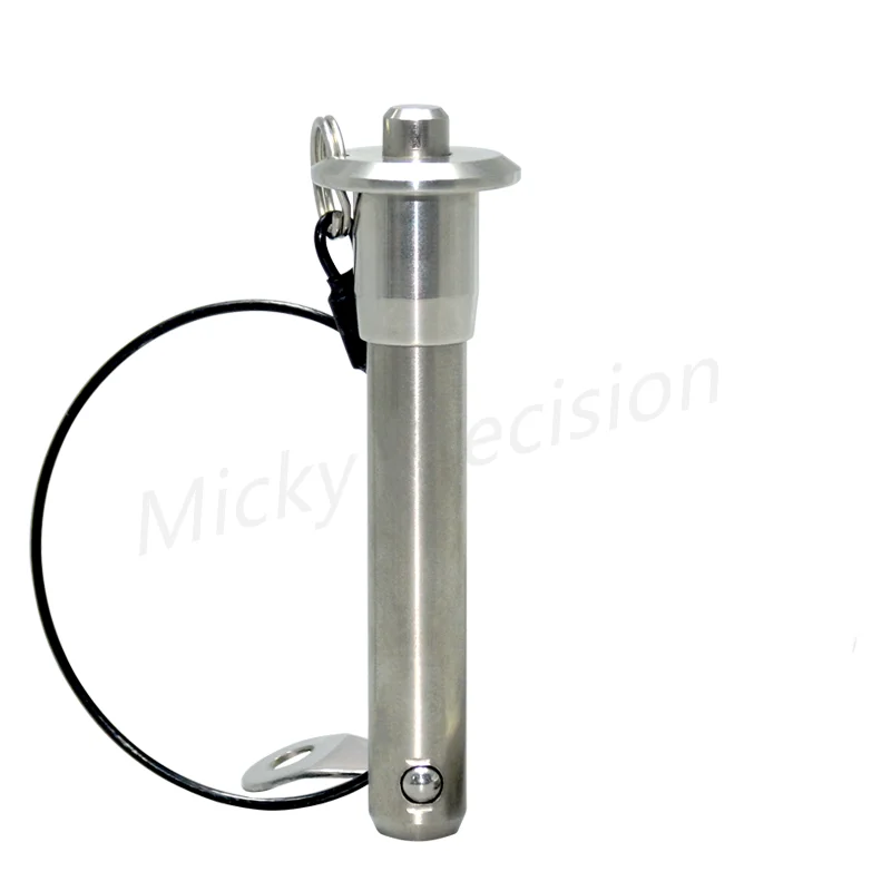 

free shippingStainless steel Quick release pin with lanyard Ball lock pins diameter 5/6/8/10/12/16/20/25, length 10-100mm
