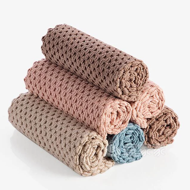 

Anti-grease Wiping Rags Kitchen Efficient Super Absorbent Microfiber Cleaning Cloth Home Washing Dish Kitchen Cleaning Towel