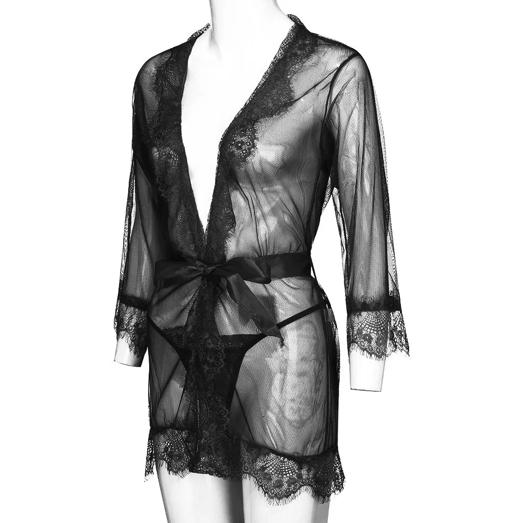 Кружевное Лоскутное Сексуальное белье с V-образным вырезом кружевное женское