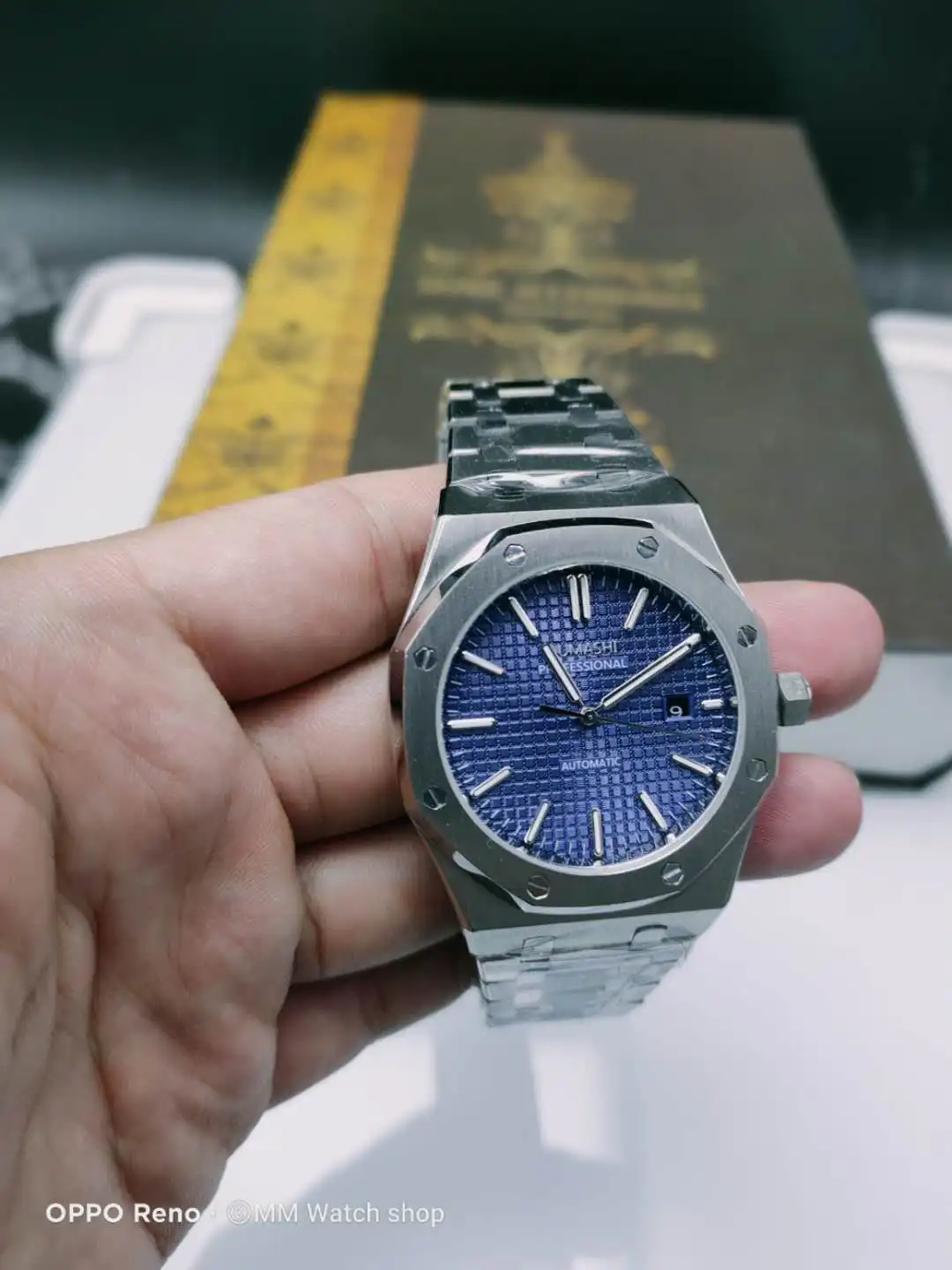 Мужские часы 42 мм роскошные брендовые автоматические механические с сапфировым